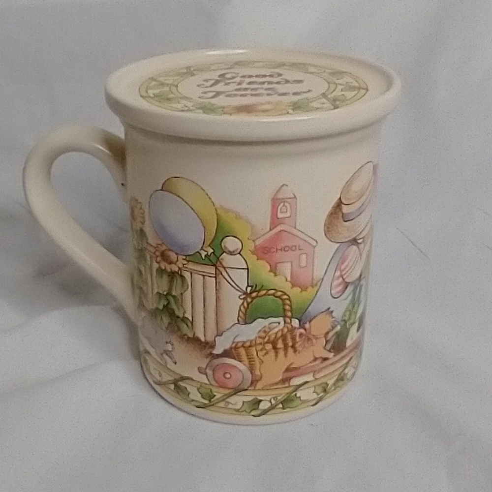 Country kids collector's mug and coaster